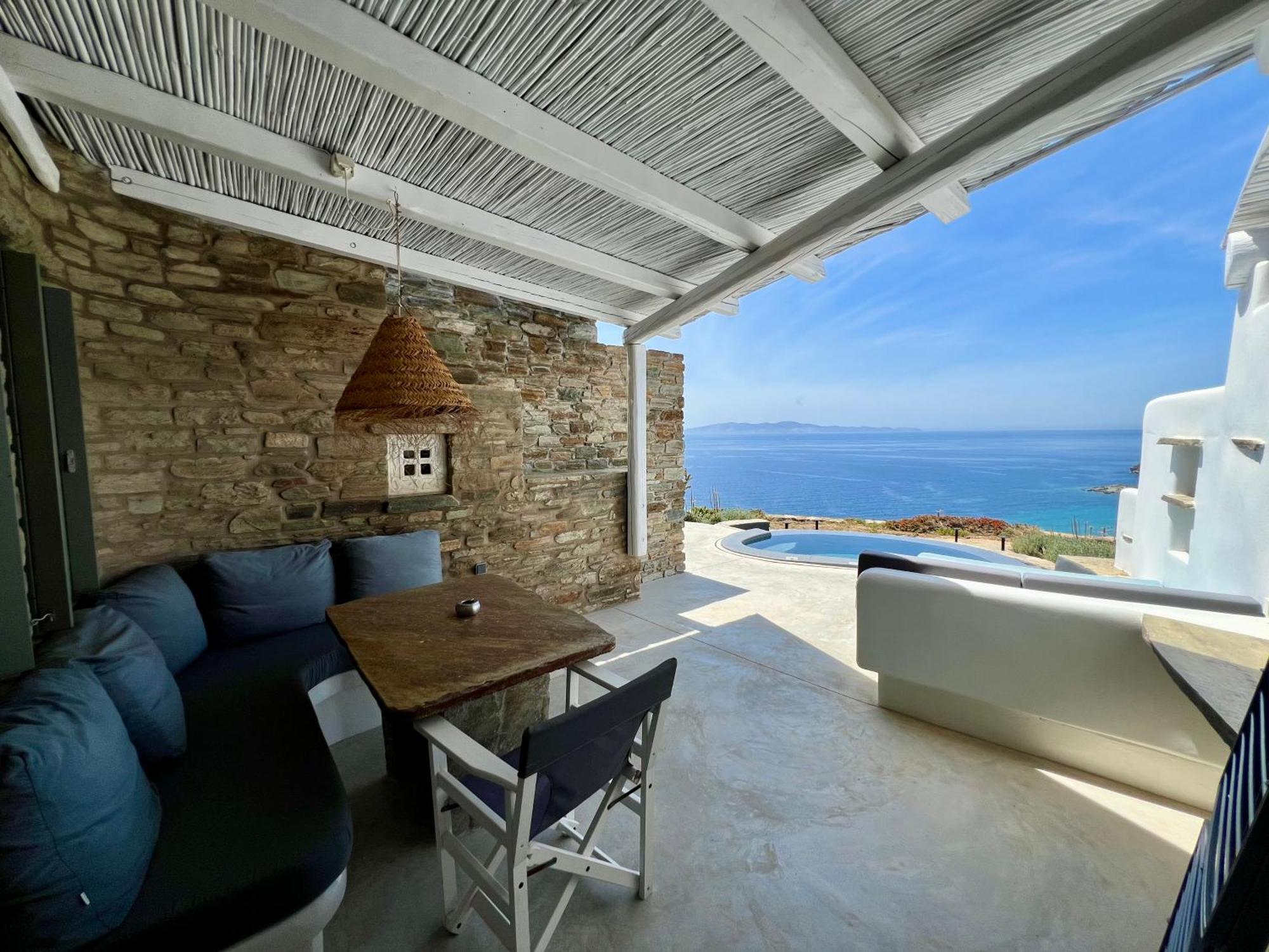 Ferienwohnung Tinostra Casa Agios Romanos Exterior foto